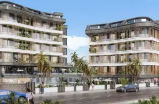 Квартиры в жилом комплексе в районе Оба (001459)