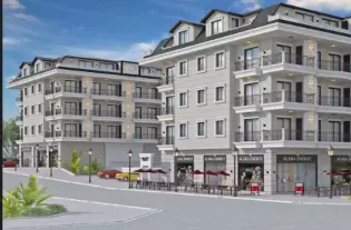 Квартиры в 3 минутах ходьбы от песчаного пляжа в районе Окурджалар (001127)