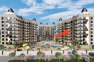 Квартира от инвестора в комплексе с инфраструктурой, район Паяллар (18600)