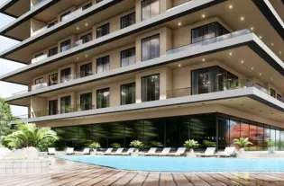 Роскошная двухуровневая квартира в престижном районе Тосмур (40700)