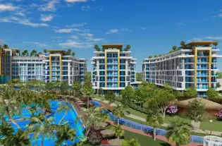 Просторная квартира от собственника в современном жилом комплексе в районе Тюрклер (26400)