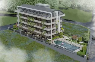 Современные квартиры в жилом комплексе от застройщика в районе Хасбахче (002463)