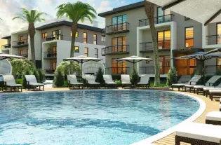 Квартиры с великолепным видом на море в районе Кирения (002304)