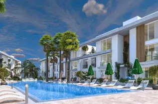 Апартаменты в шикарном жилом комплексе в 10 минутах от г.Фамагуста (001105)