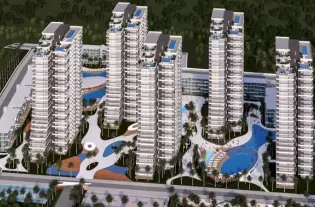 Уютные квартиры в самом крупном и ожидаемом жилом комплексе на Северном Кипре (004201)