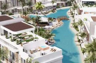 Апартаменты в комплексе в престижном районе Бахчеле/Искеле (002514)