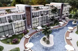 Новый роскошный комплекс апартаментов в престижном районе Эсентепе (005284)