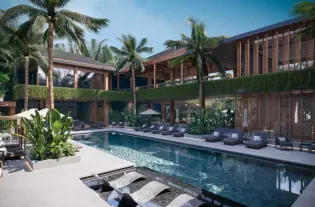 Клубный комплекс апартаментов в центре Убуда (00184)