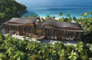 Апартаменты в 30 метрах от океана у пляжа Virgin (002236)