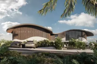 Апартаменты с панорамным видом на океан, живописный район Улувату (009493)