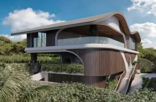 Комплекс современных апартаментов с панорамным видом на океан (010493)