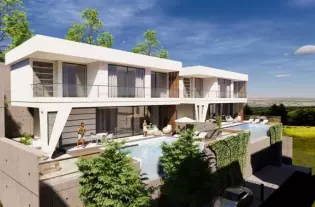 Виллы в центре Алании, район Бекташ (023398)