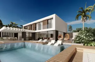 Превосходный комплекс вилл, всего в 60 метрах от береговой линии прекрасного Средиземного моря (007201)