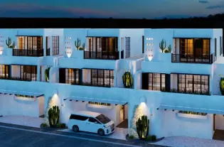 Современные виллы с бассейнами, район Берава (008136)