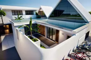 Роскошные виллы в районе Санур: современный комфорт на Бали (001526)