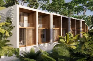 Виллы в комплексе в районе Букит на живописном острове Бали (019138)