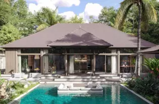 Роскошная вилла с бассейном и сауной на Буките, Унгасан (005533)