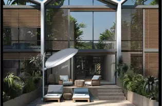 Роскошная вилла с руфтопом и видом на океан на Буките (45900)