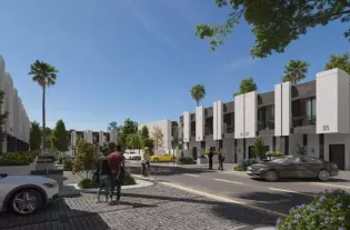 Таунхаусы в современном жилом комплексе в районе Dubai Land (001289)