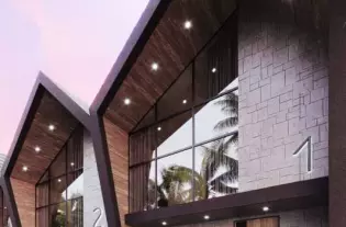 Комплекс таунхаусов в туристической зоне Бали (002133)