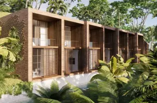 Закрытый комплекс с таунхаусами с видами на океан на полуострове Букит (022138)