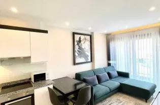 Квартира 1+1 в аренду в жилом комплексе в районе Каргыджак (0160001)