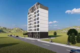 Новое современное здание в Баре с квартирами от 44,50м2 до 80,40м2