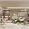 Апартаменты с 4 спальнями и бассейном Sora Beach Residences