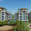 Современная квартира в жилом комплексе в живописном районе Тюрклер (26500)