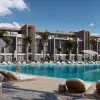 Жилой комплекс апартаментов с бассейном-лагуной в Искеле (005514)