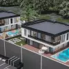 Комплекс роскошных вилл от известного застройщика в районе Бекташ (011252)