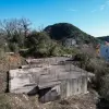Инвестиционный участок с проектом и фундаментом в Петроваце с видом на море