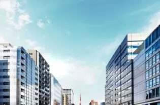 Двухкомнатные квартиры в жилом комплексе Atlas Mita в Токио, Япония