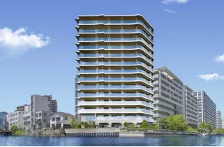 1-3 комнатные квартиры в жилом комплексе Shibaura в Токио, Япония