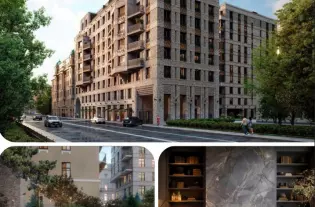 Квартиры в ЖК Моисееенко 10 от 345 000 евро, Санкт-Петербург, Россия